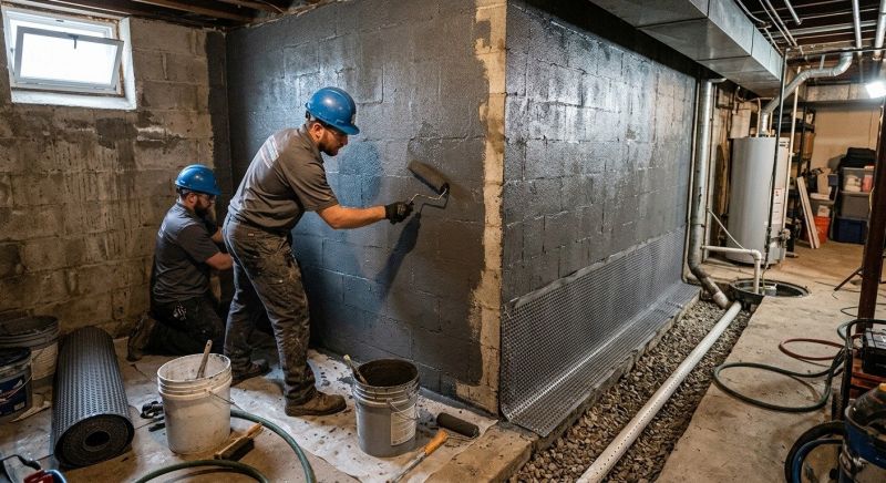 Wall Waterproofing in Greenville, SC