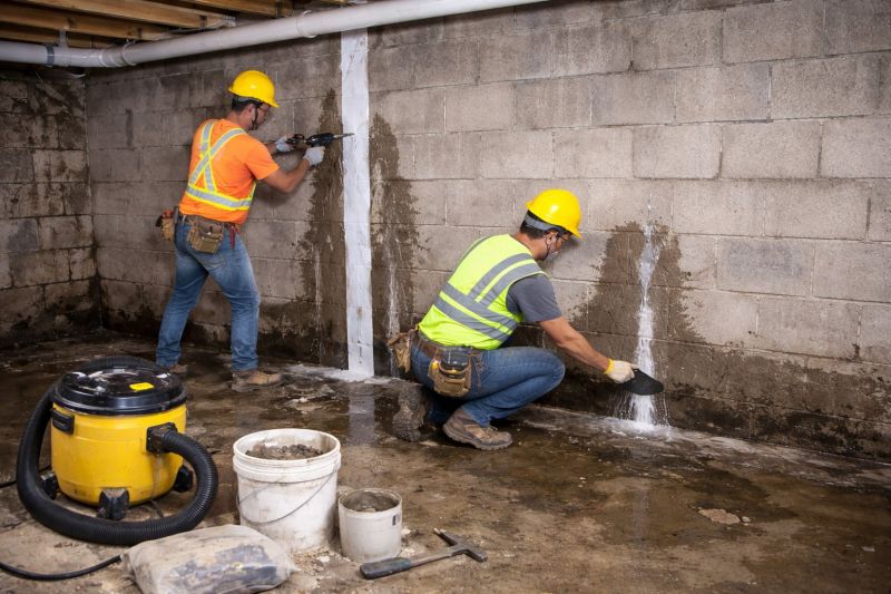 Wet Basement Repair in Fredericksburg, VA