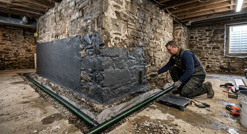 Cellar Waterproofing in Fredericksburg, VA